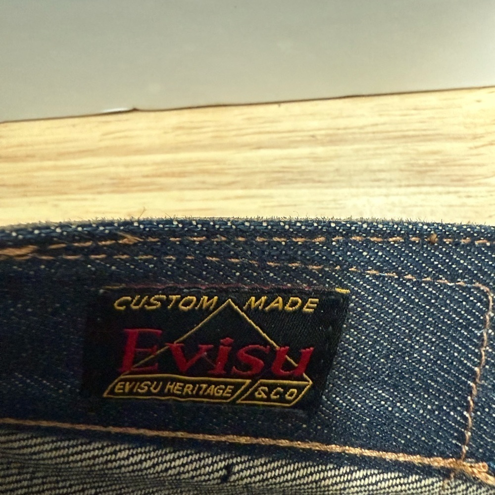 Evisu No.3 Lot 2000 Heritage Jeans – 34x34 – Custom Made Osaka Japan - Picture 9 of 10